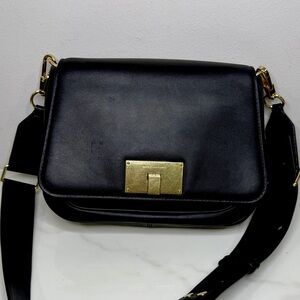 Marc Jacobs Leather Crossbody Bag | Black